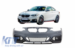 Paraurti per BMW 2 F22 F23 14+ Fendinebbia Coupe Cabrio M-Performance Look-image-6041253