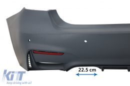 Paraurti per BMW 3 F30 11-19 Limousine M3 Sport Design per 2 Doppia Scarico-image-6006331