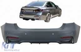 Paraurti per BMW 3 F30 11-19 Limousine M3 Sport Design per 2 Doppia Scarico-image-6051357