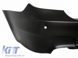 Paraurti per BMW 5 E60 03-07 M5 Look Diffusore aria doppia uscita PDC-image-5991631