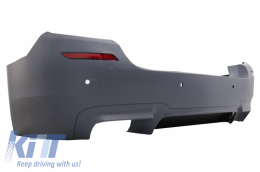 Paraurti per BMW 5 F10 11-17 Punte marmitta spoiler bagagliaio Carbonio M5 Look-image-6056393