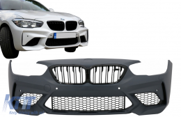 Paraurti per BMW Serie 1 F20 F21 LCI 2015-06.2019 M2 Design PDC SRA Griglia-image-6090952