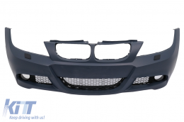 Paraurti per BMW Serie 3 E90 Berlina E91 Touring LCI 2008-2011 M-Technik Design con PDC SRA-image-6105235