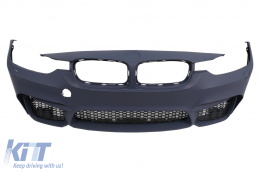 Paraurti per BMW Serie 3 F30 Berlina F31 Touring 2011-2019 M3 Design Griglie Inferiori senza Fendinebbia-image-6031970