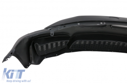 Paraurti per BMW Serie 3 F30 F31 11-2019 Griglie Double M Look Nero lucido-image-6062458