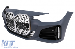 Paraurti per BMW Serie 3 F30 F31 2011-2018 Conversione G80 M3 Design Griglia Cromata-image-6101206