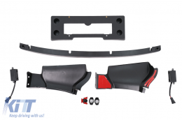 Paraurti per BMW Serie 3 F30 F31 2011-2018 Conversione G80 M3 Design Griglia Cromata-image-6101213