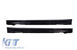 Paraurti per BMW Serie 3 F30 F31 Limo Touring 11-19 M3 Look SRA Minigonne laterali-image-6054896