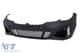 Paraurti per BMW Serie 3 G20 G21 2019-2022 Sport 340 Design PDC Griglia inferiore-image-6105556