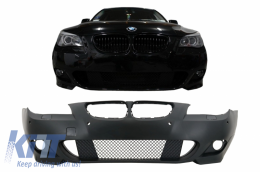 Paraurti per BMW Serie 5 E60 E61 03-07 M-Technik Look senza Fendinebbia-image-6031650