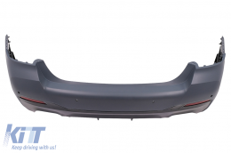 Paraurti per BMW Serie 5 G30 LCI Berlina 2020-2023 Sport Design Gemello Diffusore a doppia uscita-image-6106919