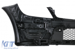 Paraurti per Mercedes C-classe W204 12+ C63 Facelift Griglia Design Sport Nero-image-6046647