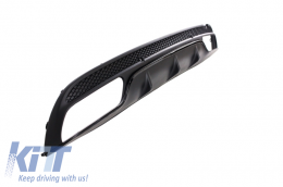 Paraurti per Mercedes C W205 S205 14-20 Punte di scarico del diffusore Sport C63 Look-image-6026857