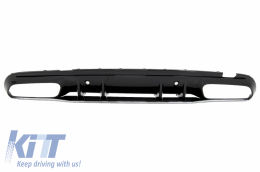 Paraurti per Mercedes C W205 S205 AMG Sport Line 14-20 Diffuser Tips C63S Look-image-6064607