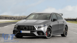 Paraurti per Mercedes Classe A W177 Hatchback / V177 Sedan 2018-2022 A45 Design Griglia-image-6079627