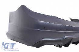 Paraurti per Mercedes Classe C W204 07-14 Diffusore d'aria Facelift C63 Look-image-6099636