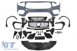 Paraurti per Mercedes GLB X247 2019+ GLB 35 Design Griglia Passaruota anteriori-image-6096854