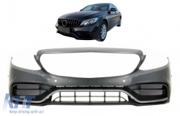 Paraurti per Mercedes W205 S205 A205 C205 T-Model Coupe Cabrio Facelift Look-image-6101276