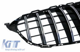 Paraurti per Mercedes W205 S205 C205 A205 14-18 GTR Look Grille senza 360 Camera-image-6064541