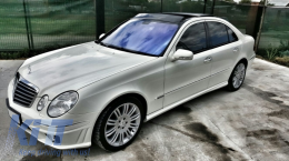 Paraurti per Mercedes W211 Classe E 02-09 Facelift griglia fendinebbia-image-6083497