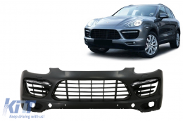 Paraurti per Porsche Cayenne 958 92A Pre-Facelift 10-14 Griglie Segnale dinamico DRL-image-6106554