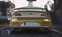 Paraurti per VW Arteon 2017-2020 R-Line Look Minigonne laterali Estensioni Spoiler tronco-image-6075646