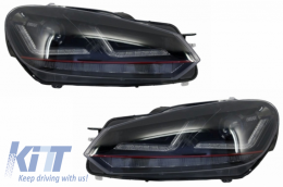 Paraurti per VW Golf 6 08-13 GTI Look Osram LED Fari Xenon Aggiornamento-image-6042264