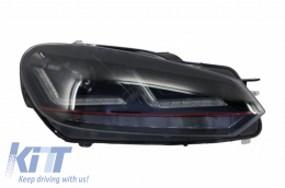 Paraurti per VW Golf 6 08-13 GTI Look Osram LED Fari Xenon Aggiornamento-image-6042265