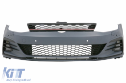 Paraurti per VW Golf VII 7 13-17 LED Fari Dinamici Luci diurne 7.5 GTI Look-image-6091547