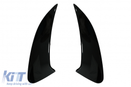 Paraurti posteriore Flaps Flics Pinne laterali per Mercedes CLA X118 C118 19+ Nero 45S Look-image-6070516