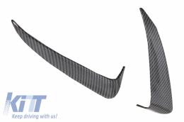 Paraurti posteriore Flaps Flics Side Pins per Mercedes C W205 14-20 Carbon Film-image-6046206