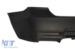 Paraurti posteriore per BMW E90 Serie 3 04-11 Scarico centrale M3 Design senza PDC-image-6018124