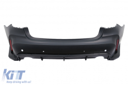 Paraurti posteriore per BMW Serie 3 G20 berlina 18-22 M Design Doppia uscita singola-image-6105327