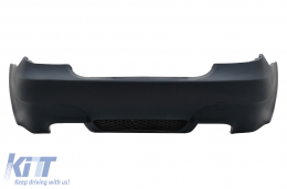 Paraurti posteriore per BMW Serie 5 E60 2003-2010 Design M5 Gemello Doppio Diffusore d'aria-image-6099736