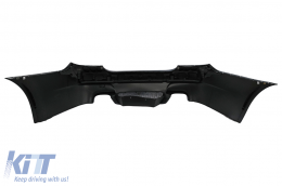 Paraurti posteriore per BMW Serie 5 E60 2003-2010 Design M5 Gemello Doppio Diffusore d'aria-image-6099743