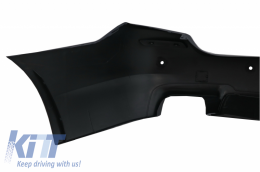 Paraurti posteriore per BMW Serie 5 F10 11-17 Minigonne laterali Diffusore d'aria Design M5-image-6055543