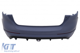 Paraurti posteriore per Ford Focus MK3 Hatchback 2015-2018 Diffusore d'aria-image-6105407