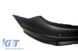 Paraurti posteriore per Mercedes Classe C W204 2007-2011 C63 Look PDC Diffusore-image-41334