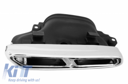 Paraurti Posteriore per Mercedes W212 Facelift 13+ Scarico Suggerimenti E63 Look-image-6050796