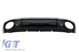 Paraurti Posteriore Valance Diffuser & Exhaust Tips Audi A4 B8 B8.5 Limousine Avant Facelift (2012-2015) RS4 Design--image-6020846