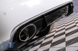 Paraurti Posteriore Valance Diffuser & Exhaust Tips Audi A4 B8 B8.5 Limousine Avant Facelift (2012-2015) RS4 Design--image-6083855