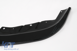 Paraurti Spoiler Labbro per BMW Serie 5 G30 Limousine G31 Touring LCI 07.2020+ M sportivo Design Nero lucido-image-6100943