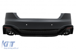 Paraurti Suggerimenti di scarico per Audi A5 F5 Facelift 2020+ Diffusore Racing Look-image-6098909