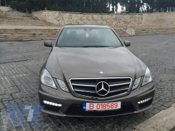 Pare-choc Avant pour Mercedes Classe E W212 2009-2013 Calandre DRL PDC Trous-image-41666