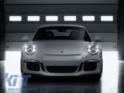 Pare-choc Avant pour PORSCHE 911 997 2005-2012 Conversion en 991 GT3 Look-image-6005296