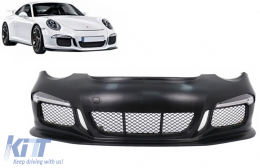 Pare-choc Avant pour PORSCHE 911 997 2005-2012 Conversion en 991 GT3 Look-image-6102853