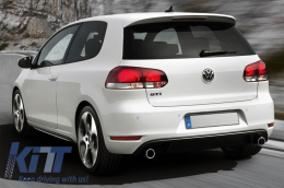 Pare-chocs arrière pour VW Golf 6 VI 2008-2012 GTI Design--image-56882