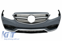 Pare-chocs Avant PDC pour Mercedes Classe E W212 S212 Facelift 2013-2016 E63 Look-image-5992860