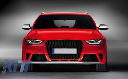 Pare-chocs avant pour AUDI A4 B8 Facelift 2012-2015 Grilles RS4 Design--image-6009598