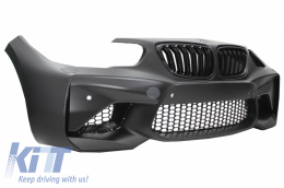 Pare-chocs avant pour BMW Série 1 F20 F21 LCI 15-06.19 Grilles Design M2-image-6046142